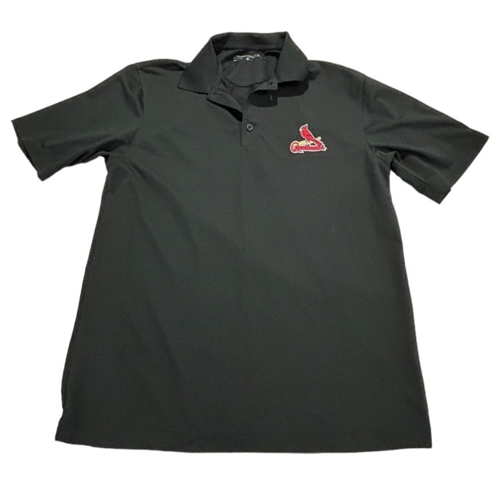Nike St. Louis Cardinals Men's black Pro Victory Golf Polo size small